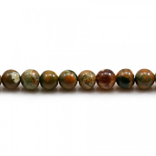 Rhyolite rond 8mm x40cm