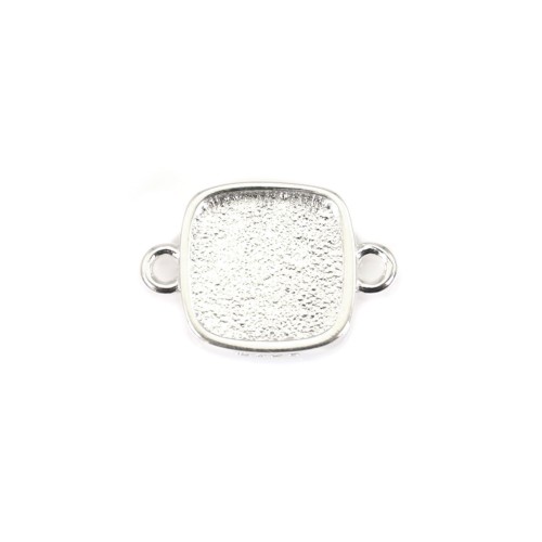 Intercalaire pour cabochon carré 9mm - Argent 925 x 1pc