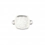 Intercalaire pour cabochon carré 9mm - Argent 925 x 1pc