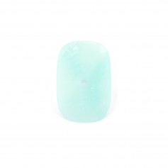Cabochon Amazonite rectangle 13.5x20mm x 1pc