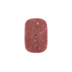 Cabochon Rhodonite rectangle 13.5x20mm x 1pc