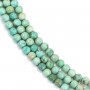 Turquoise du Pérou rond 4mm x 39cm