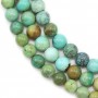 Turquoise ronde 8mm x 1pc