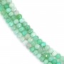 Chrysoprase rondelle facetté 3x4mm x 39cm