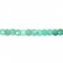 Emeraude dégradé rondelle facetté 2x3mm x 39cm