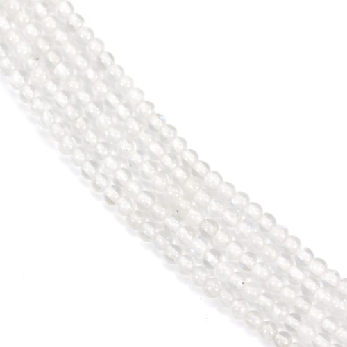 Pierre de lune rond 2-2.5mm x 40cm