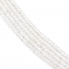 Pierre de lune rond 2-2.5mm x 40cm