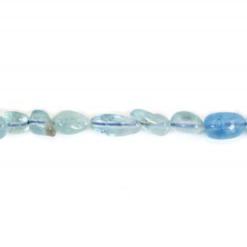 Beryl (Aquamarine) baroque 6-8mm x 39cm