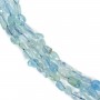 Béryl (Aigue-Marine) baroque 7-9mm x 39cm