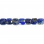 Lapis lazuli faceted square 6mm x 40cm