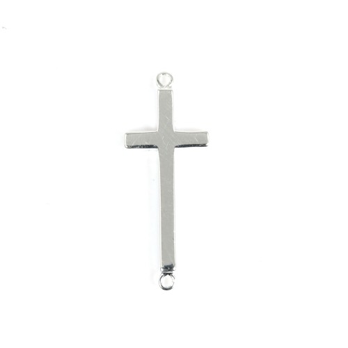 Zwischenblatt Kreuz 8x23mm - Silber 925 x 1St
