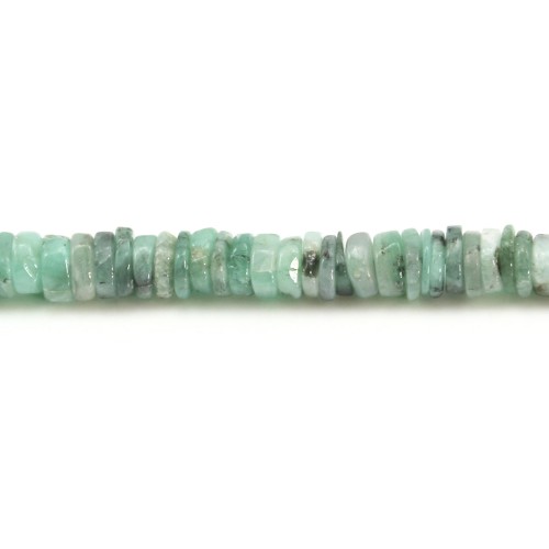 Esmeralda heishi 6-7mm x 41cm