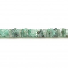 Smeraldo rotondo heishi 5-7 mm x 41 cm