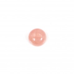 Cabochon de rhodochrosite de forme ronde 4mm x 2pcs