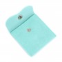 Bolsa de veludo turquesa 7x7cm x 1 unidade