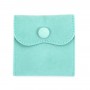 Bolsa de veludo turquesa 7x7cm x 1 unidade