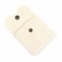 Pochette velours beige 7x7cm x 1pc
