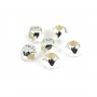 Perle hexagonale 3mm - Argent 925 x 6pcs