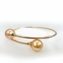 South Sea Pearl, gold, round, 10-10.5mm x 1pc