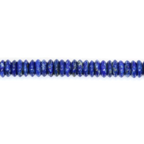Lapis lazuli rondelle 6mm x 8 st