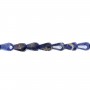 Goccia di sodalite sfaccettata 4x6mm x 39cm