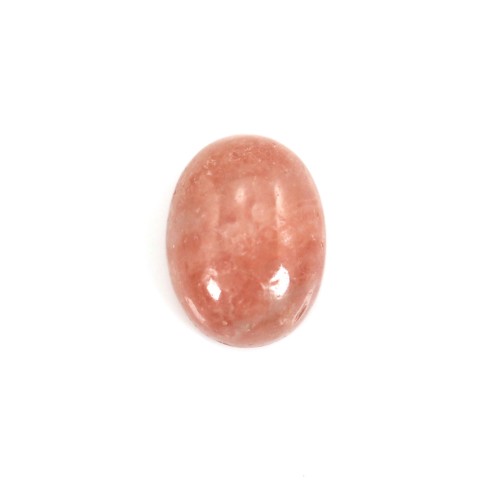 Cabochon Rhodochrosite ovale 6x8mm x 1pc