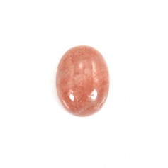 Ovaler Rhodochrosit-Cabochon 6x8mm x 1pc