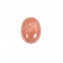 Ovaler Rhodochrosit-Cabochon 6x8mm x 1pc