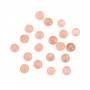 Cabochon Rhodochrosite rond 3mm x 2pcs