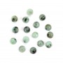 Cabochon Turquoise Africaine rond 4mm x 2pcs