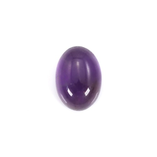 Cabochon amethyste ovale 6x8mm x 1pc