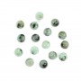 Cabochon Turquoise Africaine rond 3mm x 2pcs