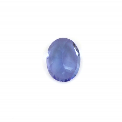 Tanzanite oval crimp 4x5mm x 1pc