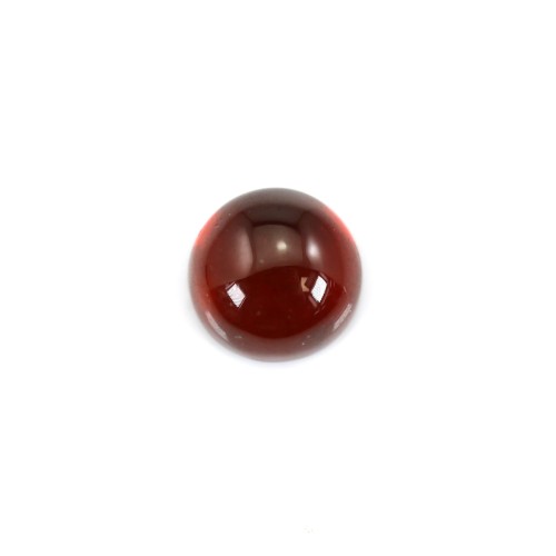 Cabochon Grenat rond 5mm x 1pc