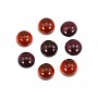 Cabochon Grenat rond 4mm x 1pc
