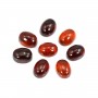 Granato ovale cabochon 4x6mm x 1pc