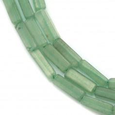 Aventurine tube 4x13mm x 40cm