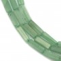 Aventurine tube 4x13mm x 40cm