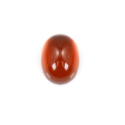 Oval garnet cabochon 4x6mm x 1pc