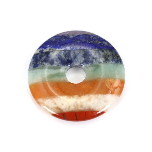 Donut 7 Chakras 30mm x 1pc