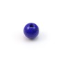 Lapis lazuli rond semi percé 4mm x 2pcs