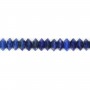 Lapis Lazuli abacus roundel 1x2.5mm x 40cm