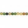 Tourmaline jaune vert rond facetté 3mm x 39cm
