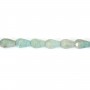 Amazonite goutte facetté 4x6mm x 39cm