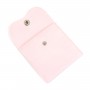 Astuccio per bottoni in velluto rosa 10x10cm x 1pc