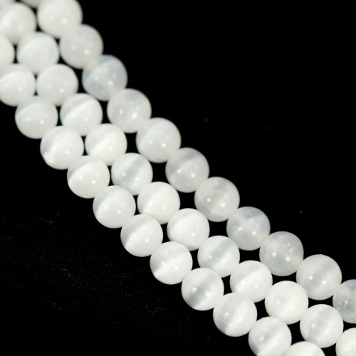 Sélénite rond 8.5mm, qualité A x 39cm