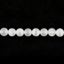 Selenite round 6.5mm, quality A x 39cm
