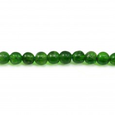 Tsavorite round  3mm x 40cm