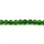 Tsavorite ronde 3mm x 40cm