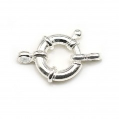 Fermoir à ressort, Argent 925 14mm  X1 pc